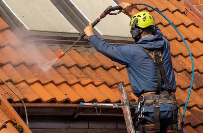 Démoussage et hydrofuge de toiture à Écorcei